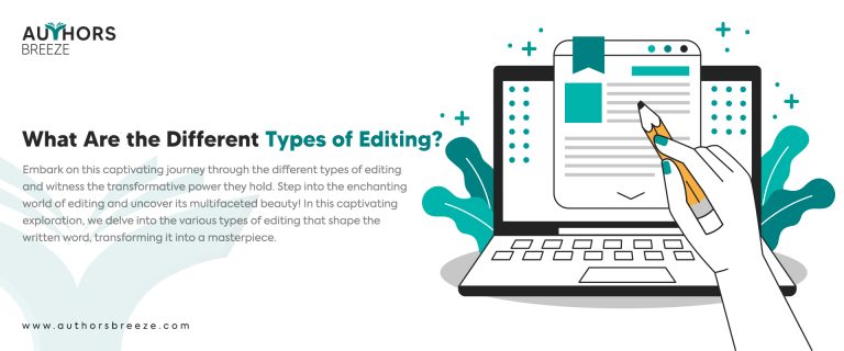 What Are The Different Types Of Editing?