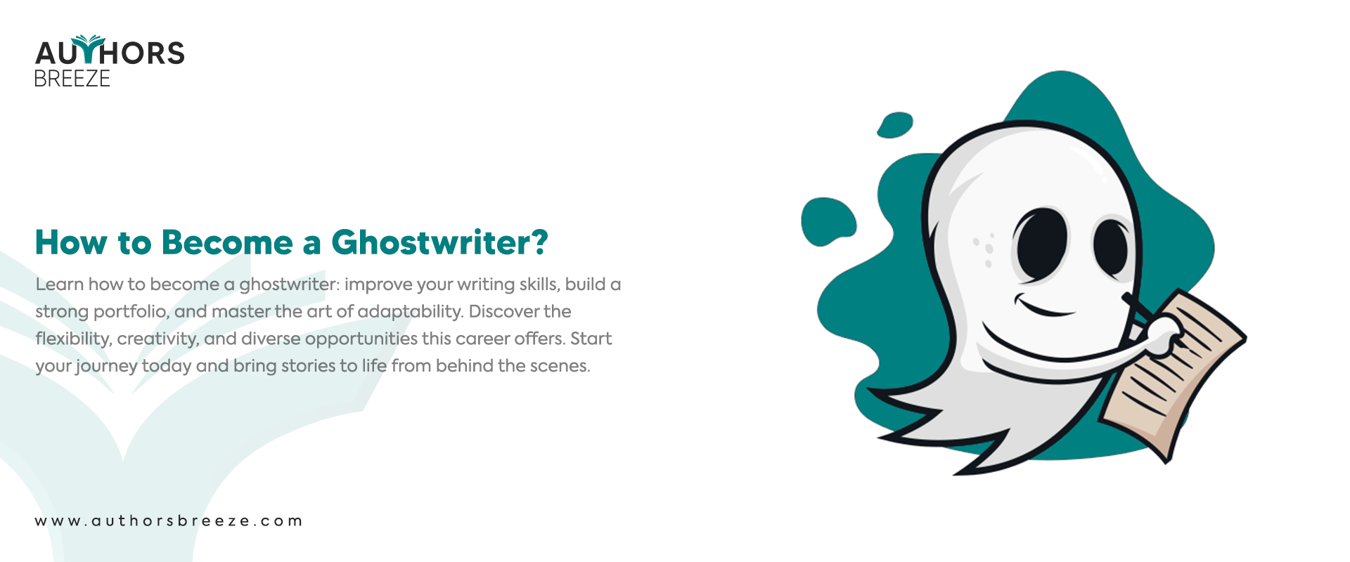 how to become a ghostwriter