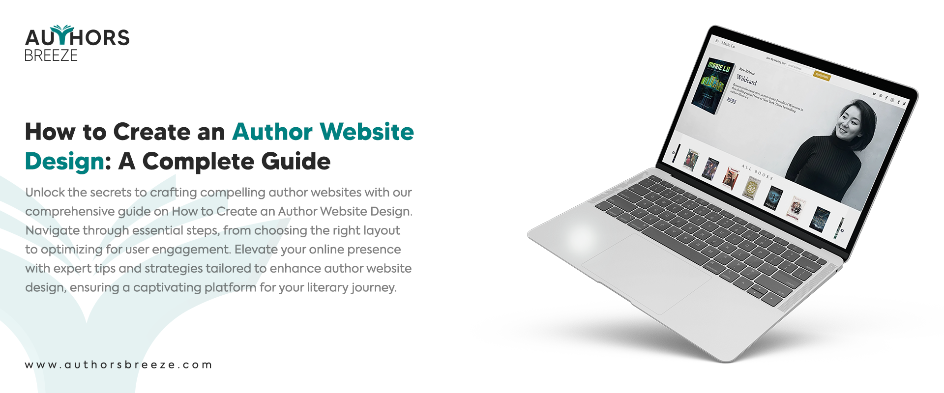 author website design